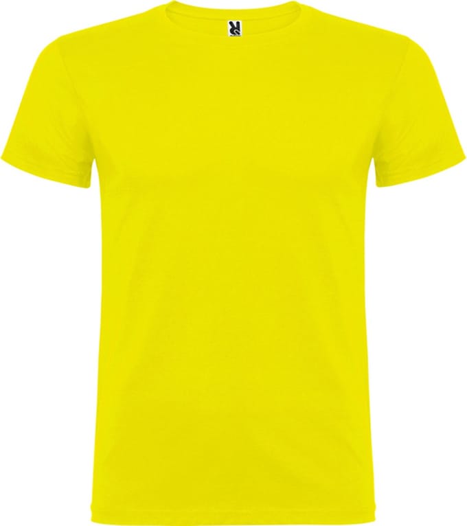 Geel 5 pack t-shirts Roly Beagle maat S