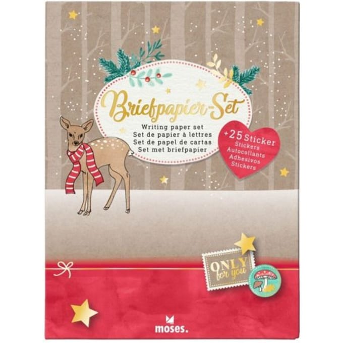 Kerst briefpapier in set