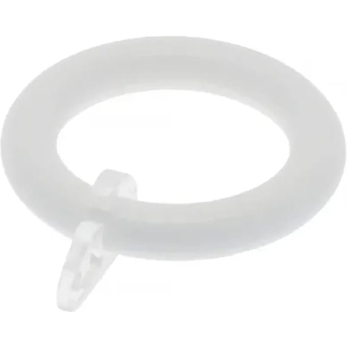Decomode - Gordijnring - Metaal - Wit - Dia. 28mm - 10 Stuks