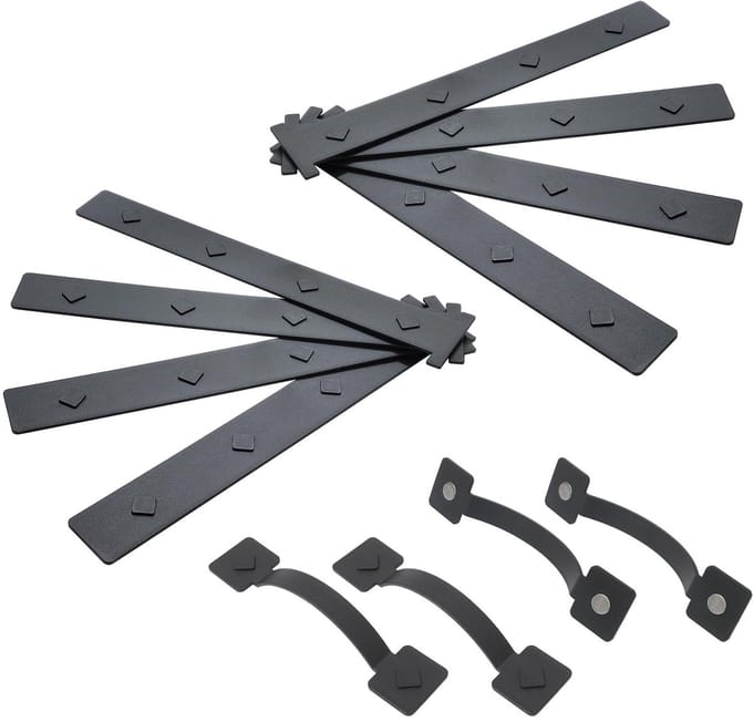 Dailygoody - Decoratieve Hardware voor Garagedeuren - Set van Hengen