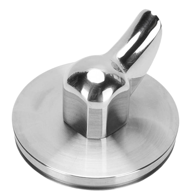 54mm Portafilter Uitloop Bodemloos naar Uitloop Koffiemachine Portafilter Uitloop 304 Roestvrij Staal gray