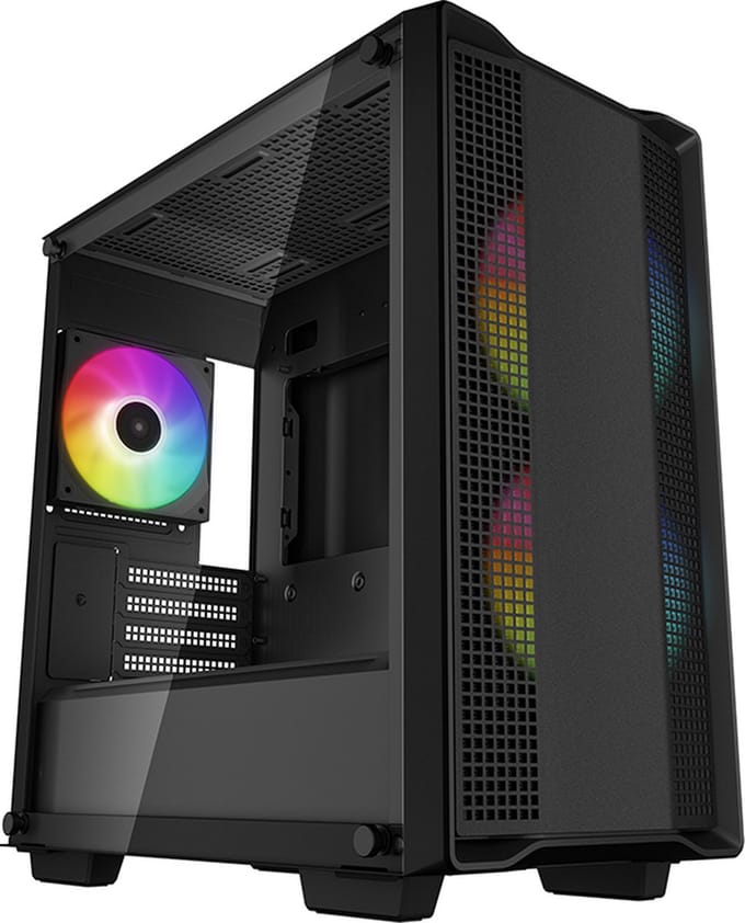 DeepCool CC360 ARGB - Mini Tower Behuizing - Compact Design - ARGB Verlichting - Geavanceerde Koeling