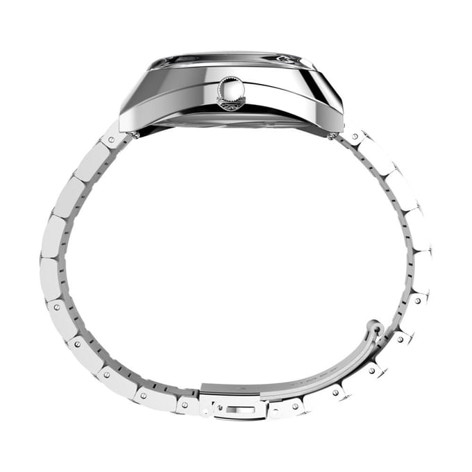 Timex Time Machine Reissue TW2Y33100 Horloge - Staal - Zilverkleurig - Ø 39 mm