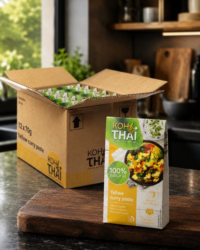 Koh Thai Gele curry kruidenpasta - 12 x 70 gram