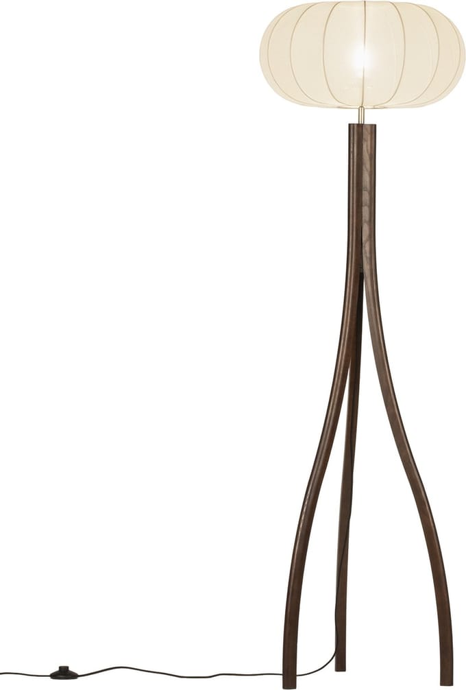Lumidora Vloerlamp 31407 - ORLANDO - E27 - Bruin - Beige - Hout - ⌀ 50 cm
