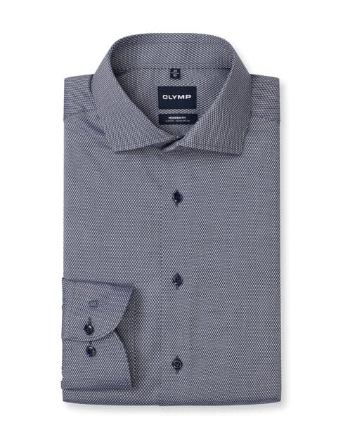 OLYMP Luxor Overhemd, Modern Fit, Royal Kent, Marineblauw