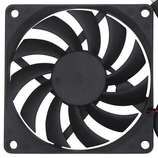 Praktische koelventilator Sterke wind Warmteafvoer zwart