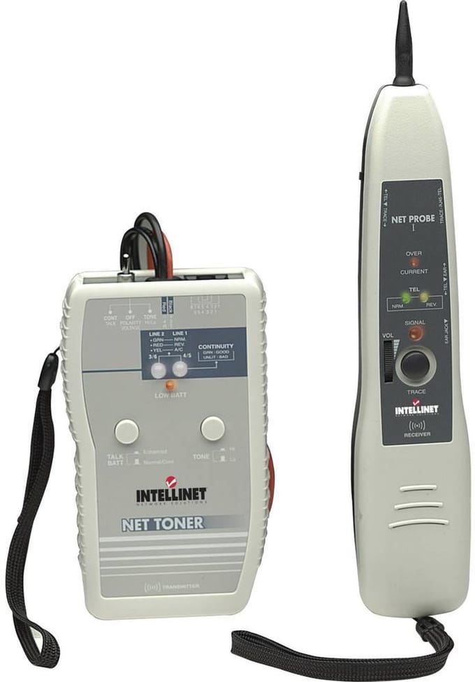 Intellinet Nettoner- en probekit Toongenerator, test datacom, telecom, beveiliging, video en audio