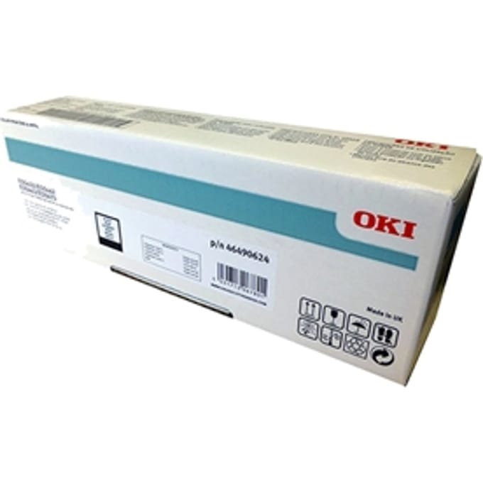 OKI - sort - Original - tonerpatron (alternativ til: 46490624)