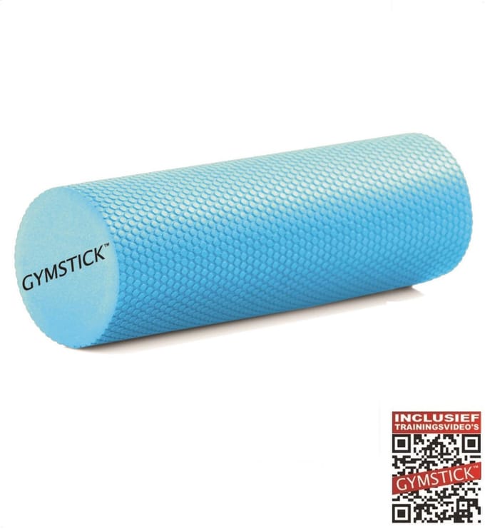 Gymstick Active Compact Foam Roller - Massage Roller - 30 cm - Met Trainingsvideo's