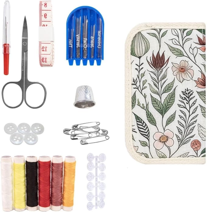 Naaiset - Reparatieset Hobby - Kleding Maken - Multifunctioneel - Compact - Wit