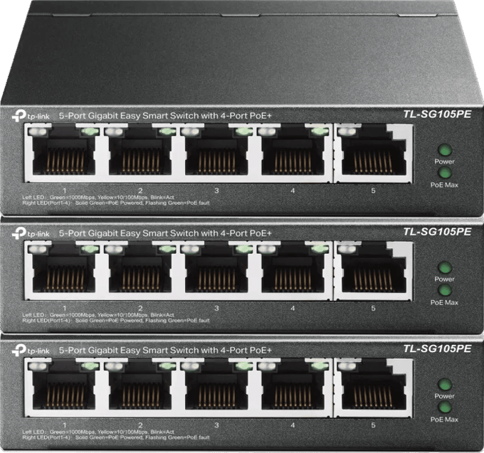 TP-Link TL-SG105PE 3-Pack