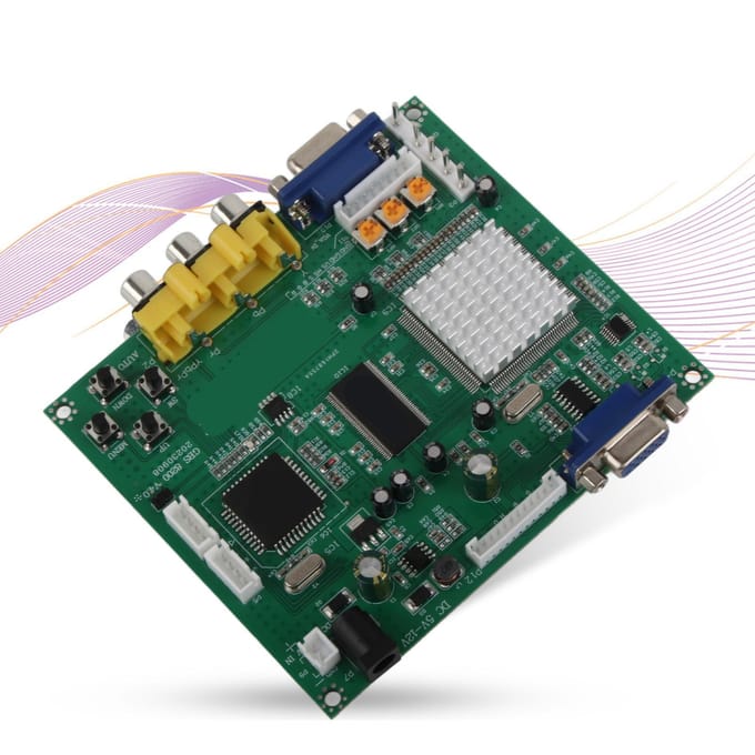 Carte de conversion vidéo HD RGBCGAEGAYUV vers VGA pour jeux d'arcade