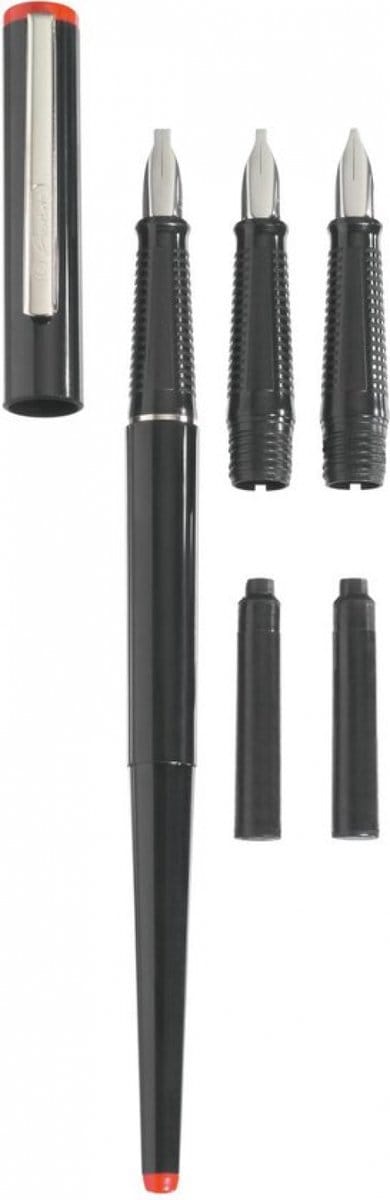 Herlitz Kalligrafiepen Set, 5 delig.
