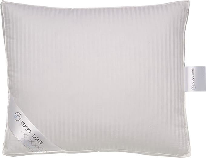 Ducky Dons Kussen - Boxkussen - 60% Dons - 50x60x8 cm - Wit