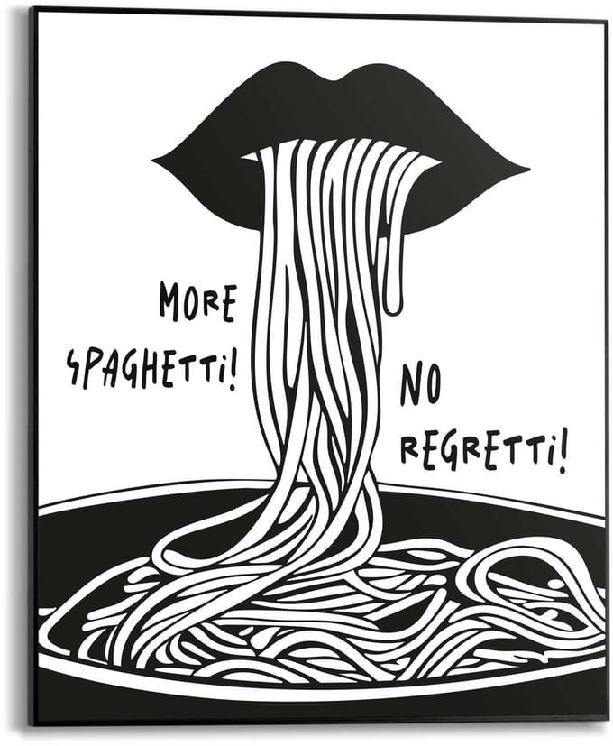 Schilderij More Spaghetti - 50 x 40 - Hout - REINDERS