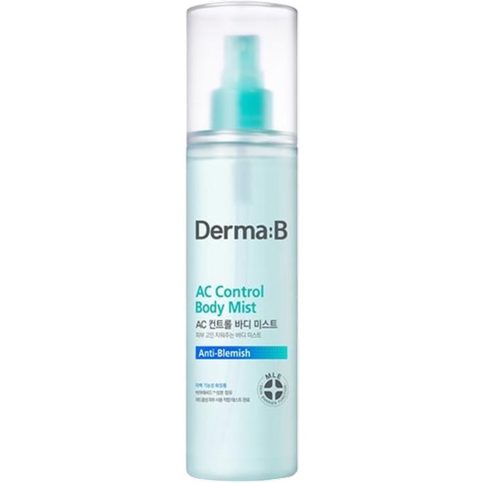 DERMAB Body AC Control Body Mist Acne Verzorging & Kalmerende Body Spray 200ml white