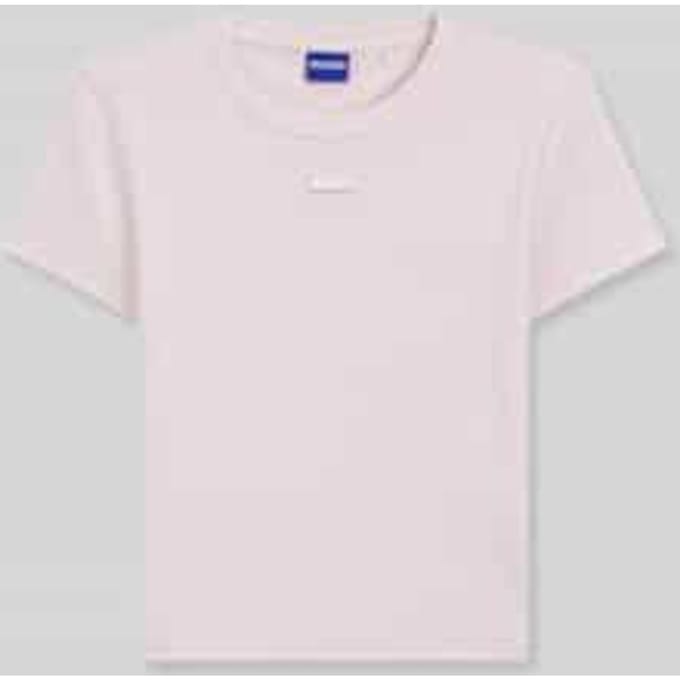 slim fit kort T-shirt van katoenmix model 'BABY TEE_B'