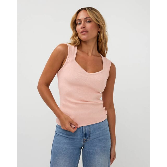 Amaya Amsterdam Sunroot Top Dames - Topjes - Lichtroze - Maat L