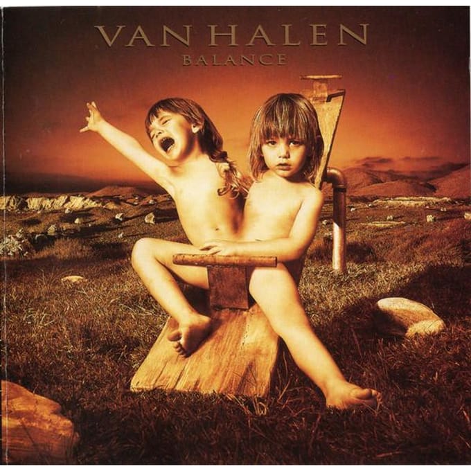 CD VAN HALEN - Balance 9457602 Warner Bros. Re 1995 US Rock Gebruikt brown