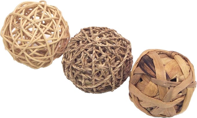 Trio Of Fun Balls - Knaagdierenspeelgoed - M - 8 cm