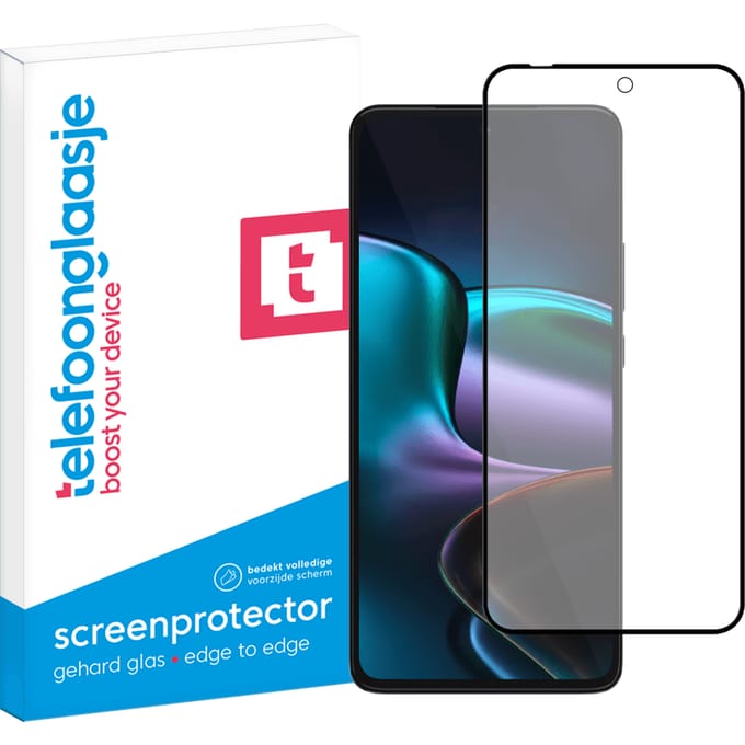 Motorola Edge 30 screenprotector gehard glas Edge to Edge