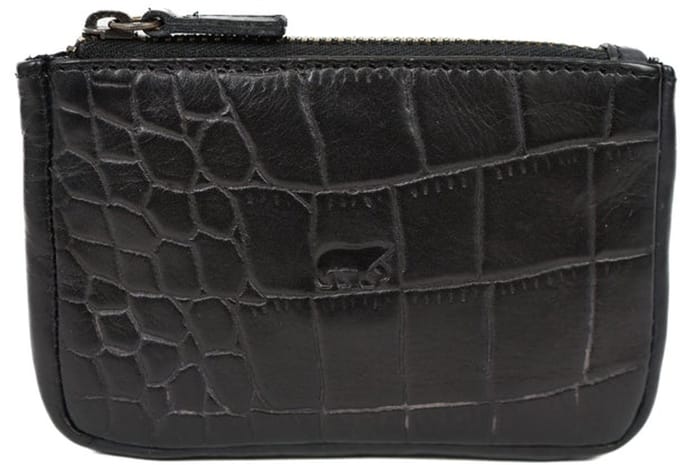 Bear Design Timo Sleuteletui / Ritsportemonnee Croco - Zwart