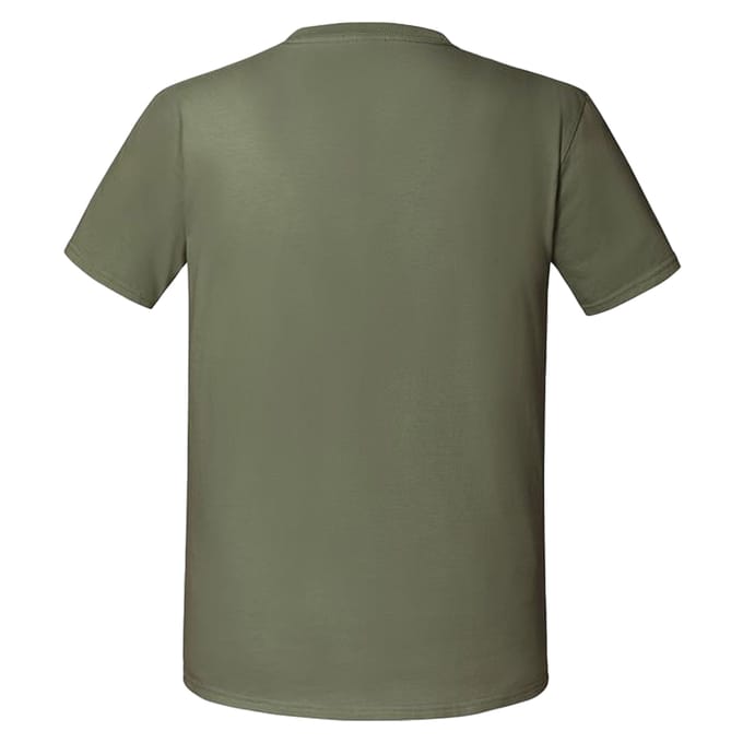 Fruit Of The Loom Mens Ringgesponnen Premium Tshirt (Klassieke Olijf)
