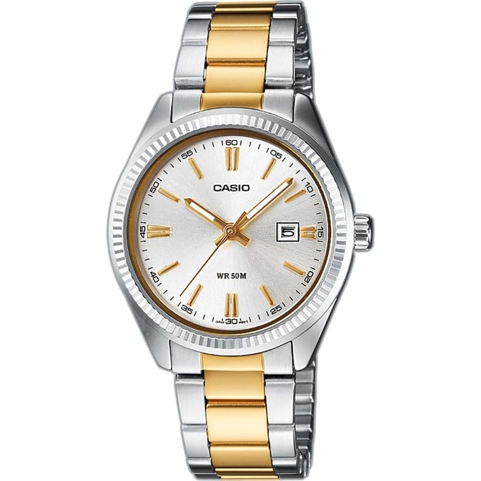 Casio LTP 1302PSG 7AVEG Dames horloge - 30 mm