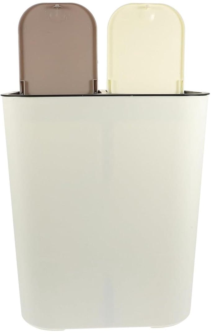 Alipis Double Trash Can With Trash Bin Combo Plastic Waste Can Classified Trash Can Kitchen Trash Can Kitchen Dustbin Double Dustbin Waste Barrel Wet And Dry PP Shanghai
