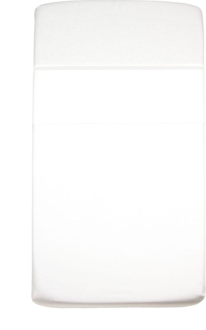 Briljant Baby Wieg Laken - 75x100 - Bias Tape - Wit