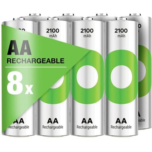 GP ReCyko Oplaadbare AA batterij (penlite) NiMH 2100 mAh 1.2 V 8 stuk(s)