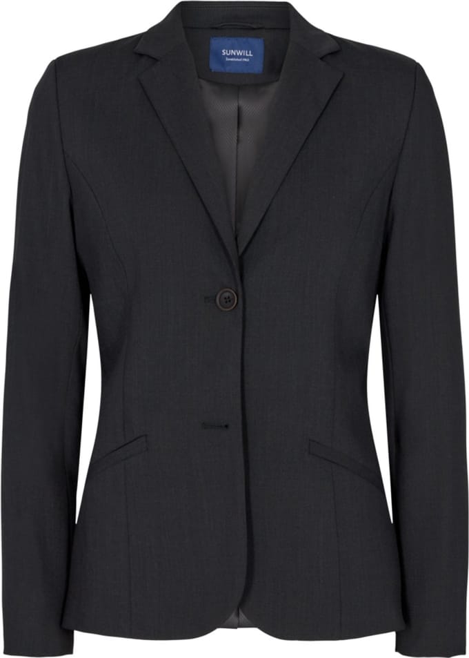 Sunwill Women's Regular Fit Traveller Blazer dames blazer | Antraciet | Maat 38
