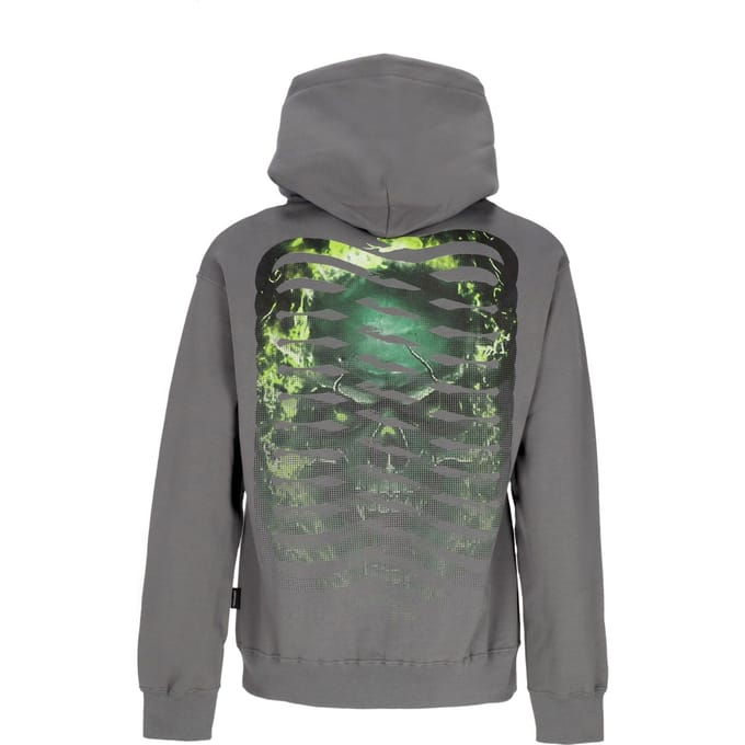 Herenhoodie Ribs Oxide Hoodie Grijs