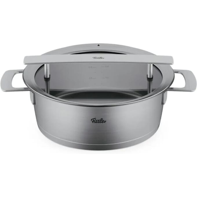 Fissler Phi Collection Soeppan met Downdraft Glasdeksel 24cm - laag