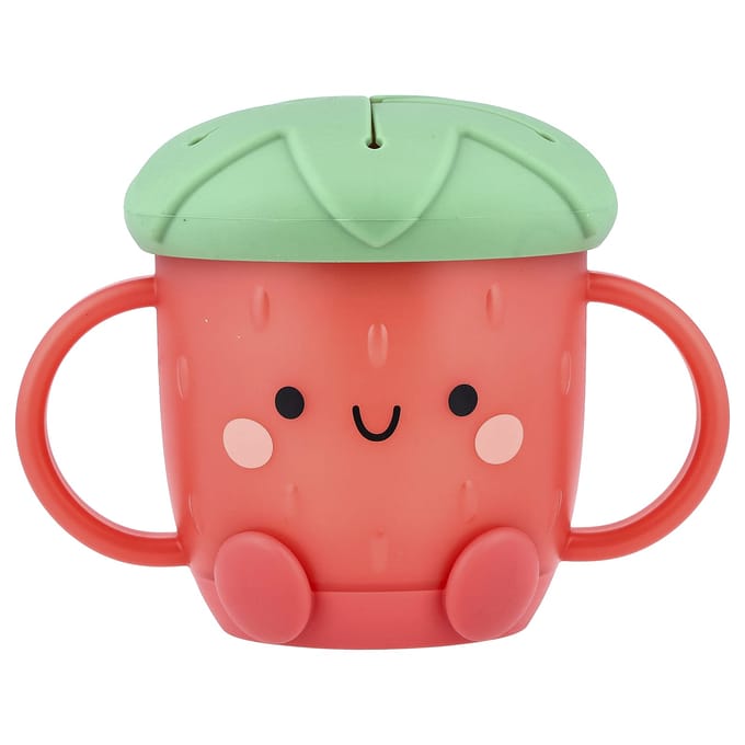 itzy ritzy, Tasse à collation Itzy™, 12 mois et plus, fraise, 1 tasse black
