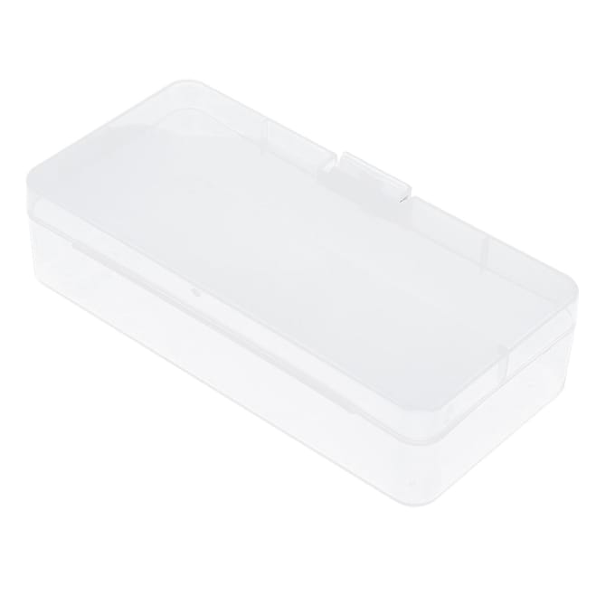 Plastic Opbergdoos Rechthoekig Transparant Digitale Elektronische Accessoires Valbestendige Doos met white