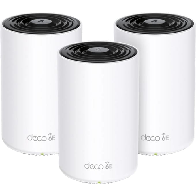 TP-Link Deco XE75 Pro AXE5400 Tri-Band Mesh WiFi 6E System (3-Pack) - Mesh router 802.11a/b/g/n/ac/ax (Wi-Fi 6E)