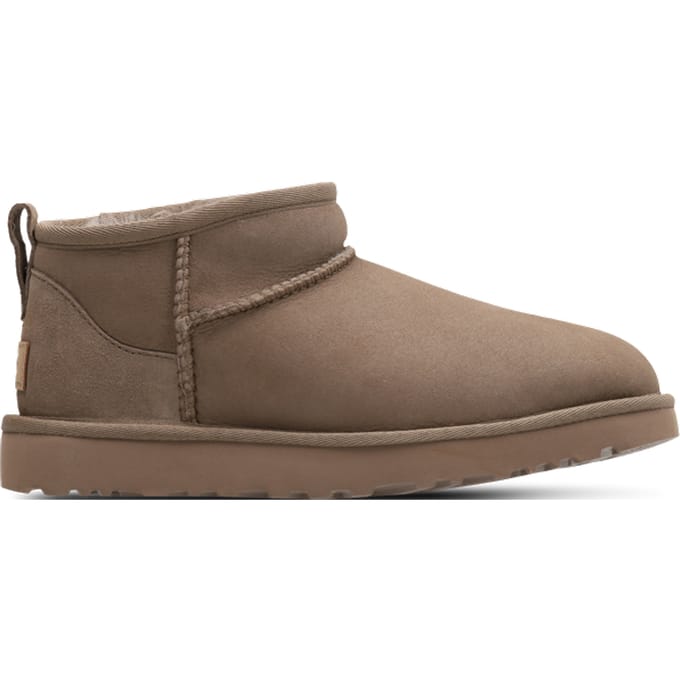UGG® Classic Ultra Mini for Women in Brown, Size 4, Twinface/Polyester/Leather