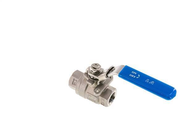 G 3/8 inch 2-Weg RVS Kogelkraan - BL2SH-M-038