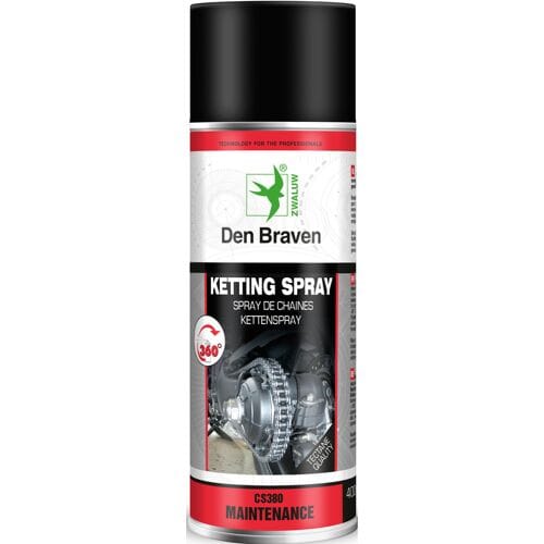 DENB spray spuitbus Zwaluw, transp, spray olie, inzetbereik ketting
