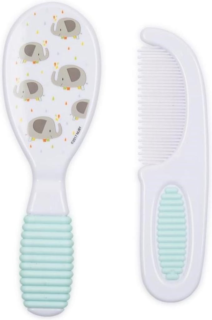 Nuby Set Borstel En Kam +3M 2
