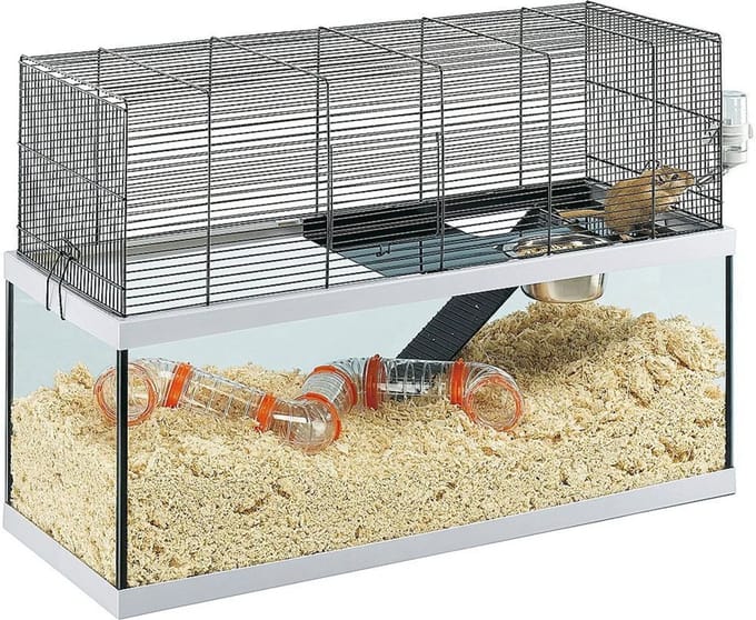 Ferplast Knaagdierkooi Gabry 80 - Dierenverblijf - 79x30.5x51.5 cm