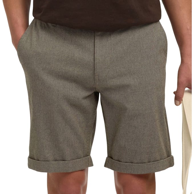 slim fit chinobermuda van katoenmix model 'LUTON'