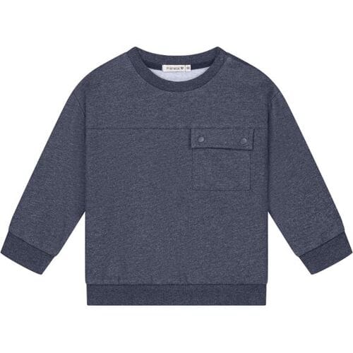 Prénatal peuter sweater Dark Grey Blue Melan 110 heren