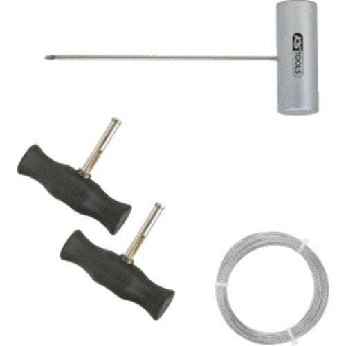 Draadsnijdset met ingezoomde snijdraad, 4-delig KS Tools 140.2245