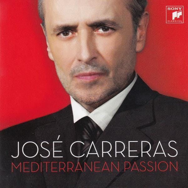 CD JOSÉ CARRERAS - Mediterranean Passion 88697334792 Sony Classical 2008 Duitsland Klassiek Gebruikt black