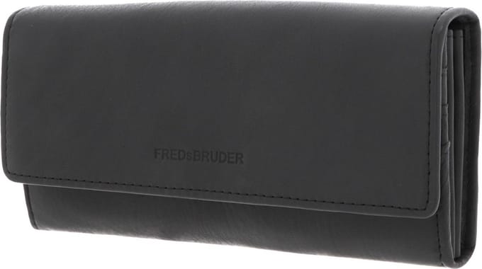 FREDsBRUDER Leren Portemonnee PGL Flappy Wallet Antracite Grijs