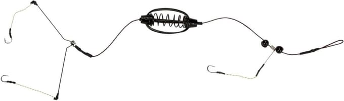 Karper Vissen Feeder - Aas Kooi Houder - Voer Verspreiden - Inline Methode Ontwerp - 2.54 cm - Zwart