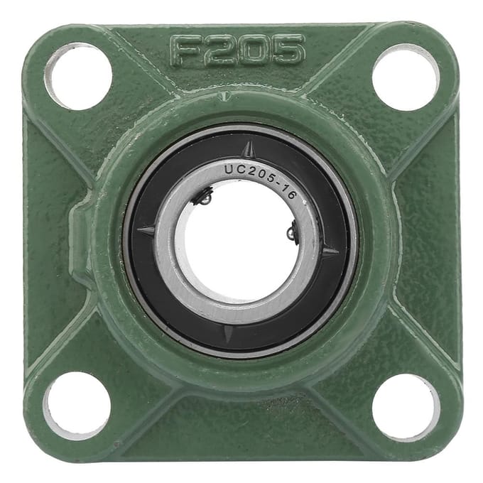 UCF20520516 30mm25.4mm Kussenblok Vierkant Lager met Massieve Basis 4 Montagegaten(25,4 mm)